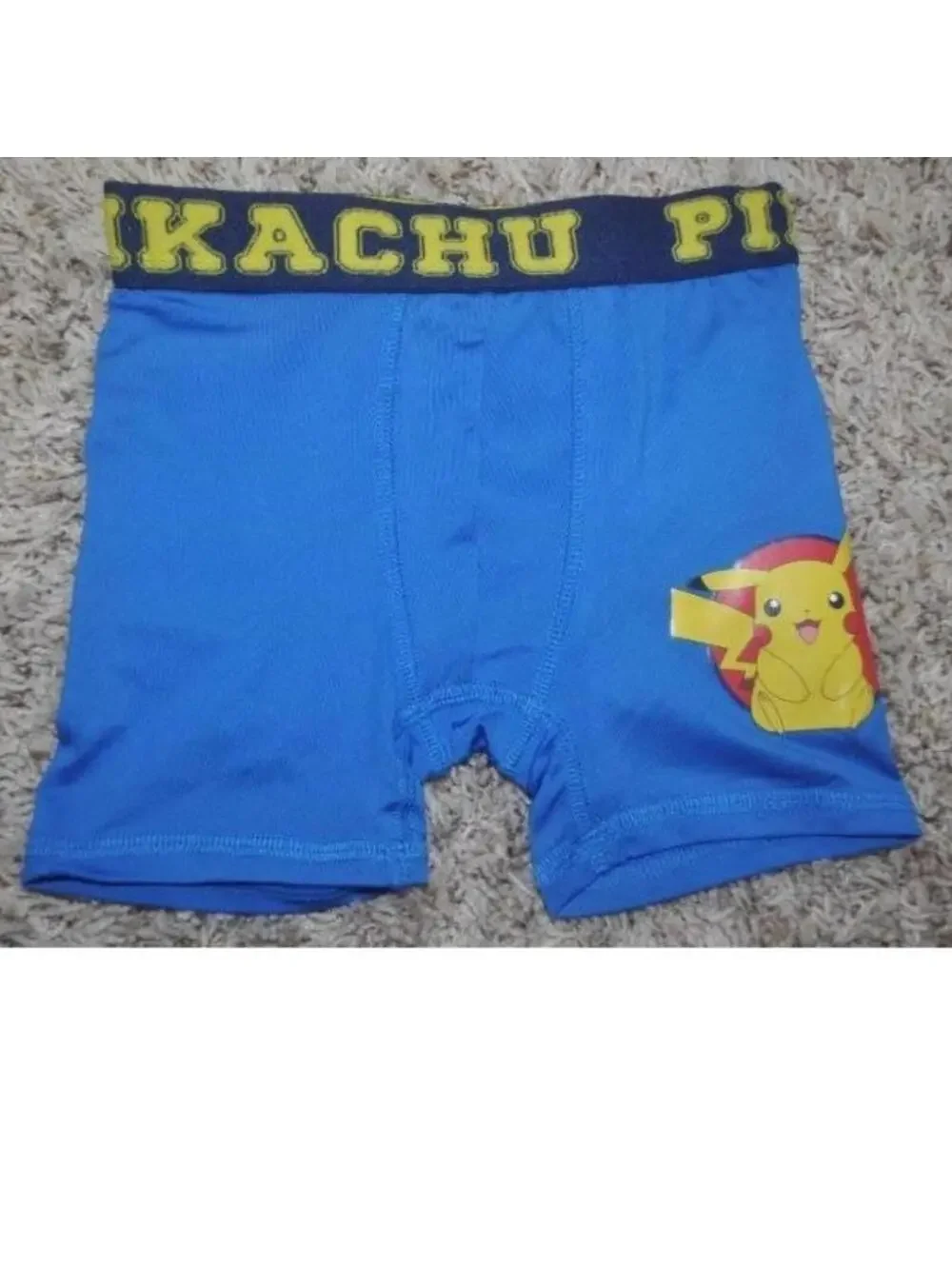 Boys Pokemon Boxers Underwear sz 4 Stretch Tagless Bioworld 3 Pc